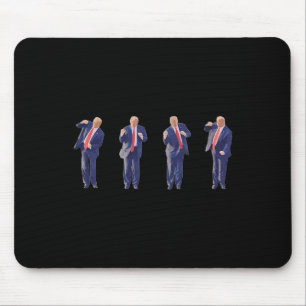 45 Dance President Donald J Trump 2024 Never Surre Mouse Pad