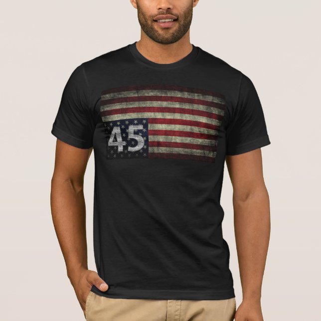 45 Distress T-Shirt (Front)