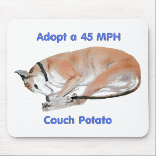 45 mph Couch Potato Mouse Pad