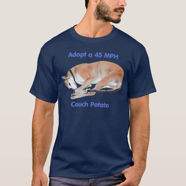 45 mph Couch Potato T-Shirt (Front)