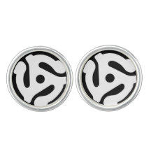 45 Record Adapter Cufflinks