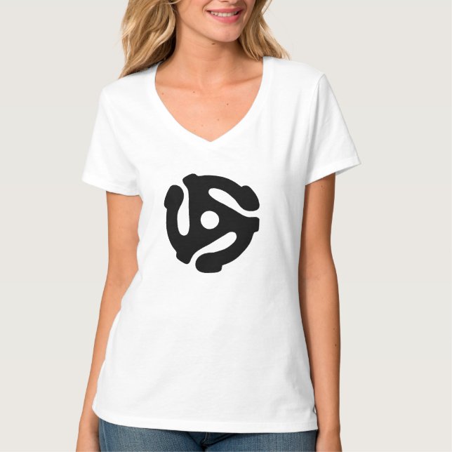 45 Record Adapter T-Shirt (Front)
