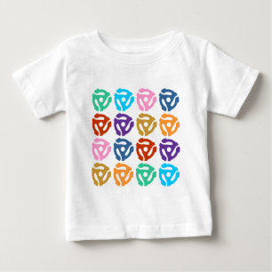45 RPM Record Adapter Pop Art Baby T-Shirt