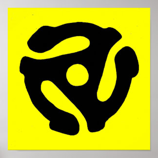 45 RPM Record Adapter Print