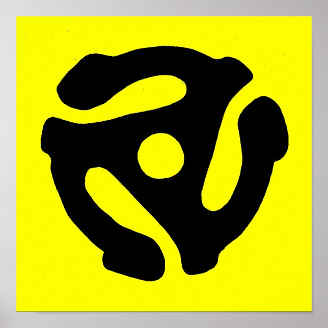 45 RPM Record Adapter Print (Front)