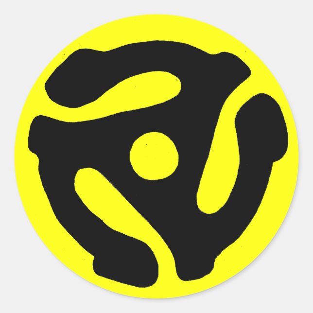 45 RPM Record Insert Sticker (Front)