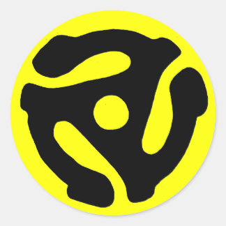 45 RPM Record Insert Sticker
