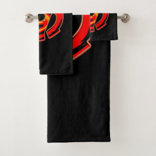 45 RPM Spider Bath Towel Set