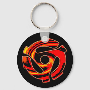 45 RPM Spider  Key Ring