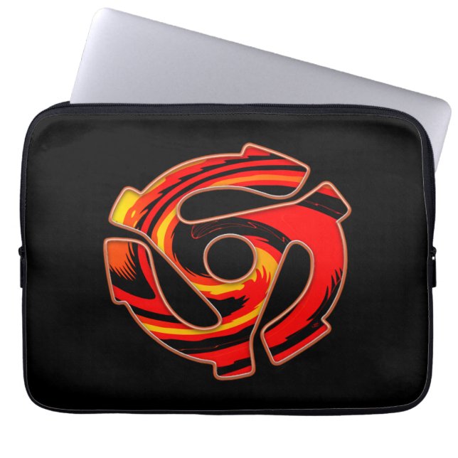 45 RPM Spider  Laptop Sleeve (Front)
