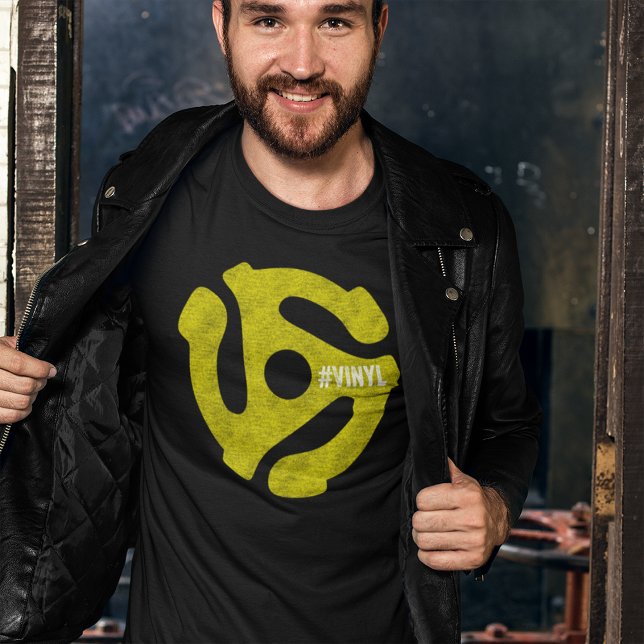 45 RPM Spindle Vinyl Record Collector T-Shirt (Creator Uploaded)