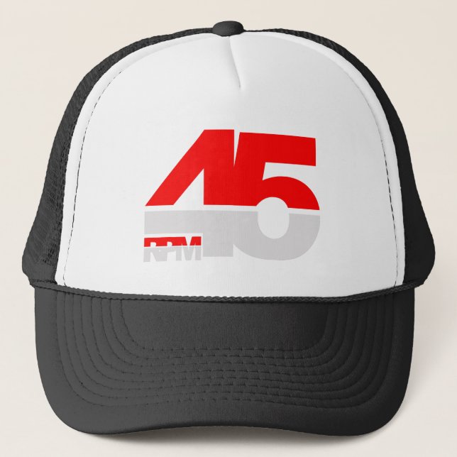 45 RPM TRUCKER HAT (Front)
