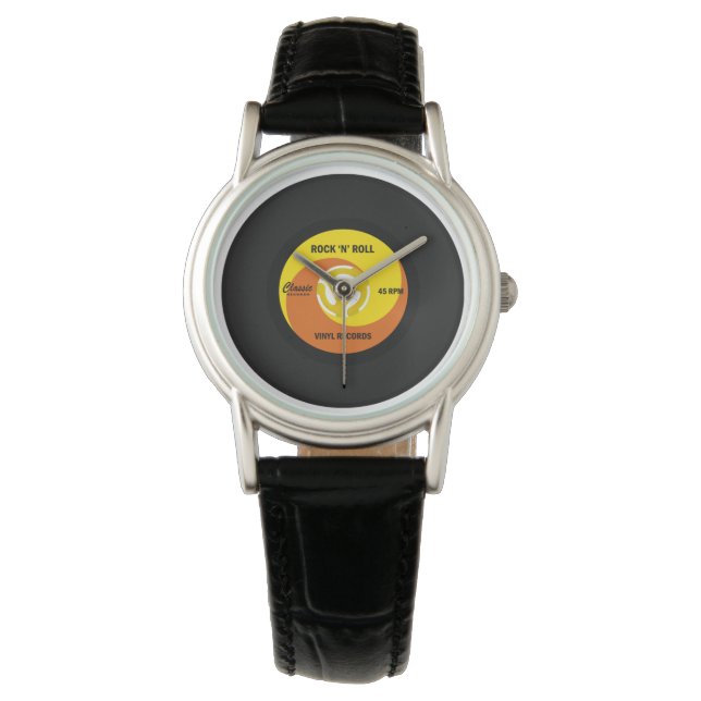 45 RPM Vinyl Classic Record Watch (Front)