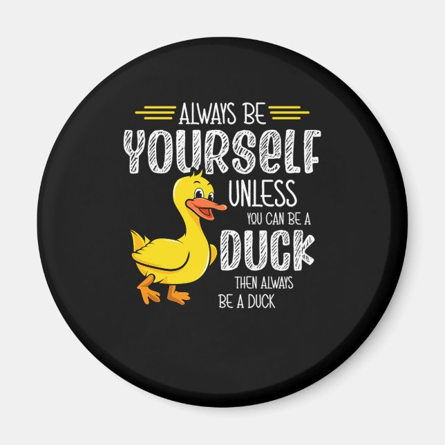 45.Rubber duck for a Duck Lovers Magnet (Front)