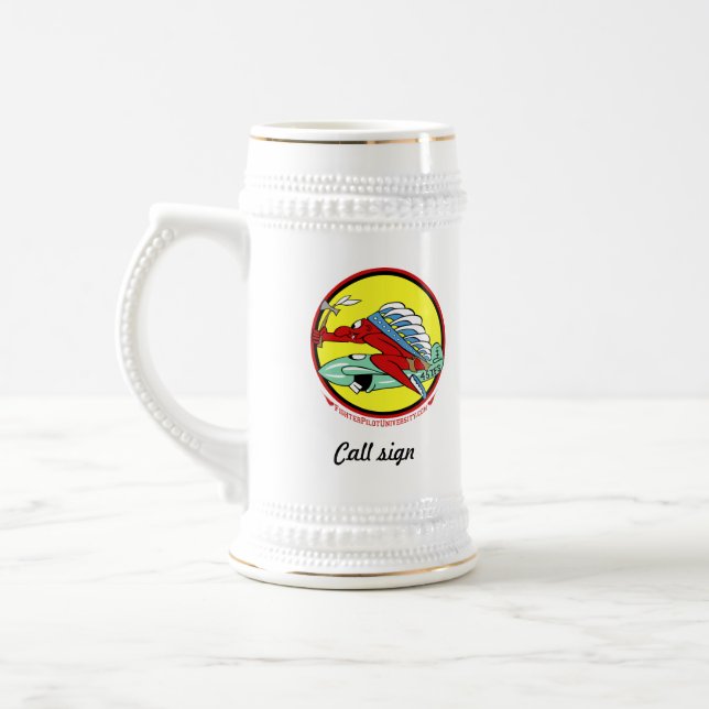 45 TFS Custom Beer Stein w/call sign (Left)