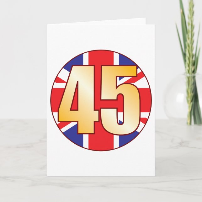 45 UK Gold Card (Front)