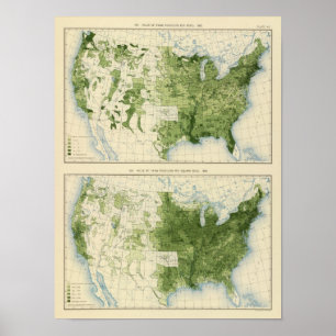 45 Value farm products 1890 Poster