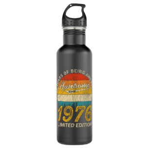 45 Year Old Bday 1976 Awesome Since 45th Birthday 710 Ml Water Bottle