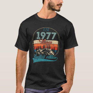 45 Year Old Birthday Gift EST May 1977 Limited Edi T-Shirt
