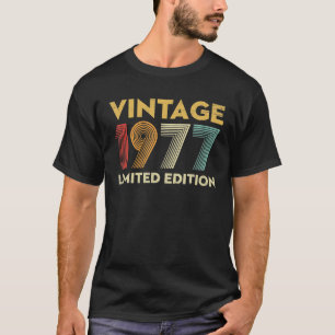 45 Year Old Gifts Vintage 1977 Limited Edition T-Shirt