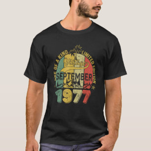 45 Years Old 45th Birthday Awesome Since September T-Shirt
