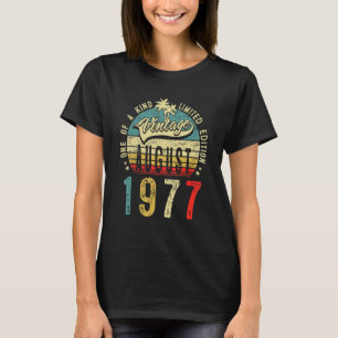 45 Years Old Vintage August 1977 45th Birthday Men T-Shirt