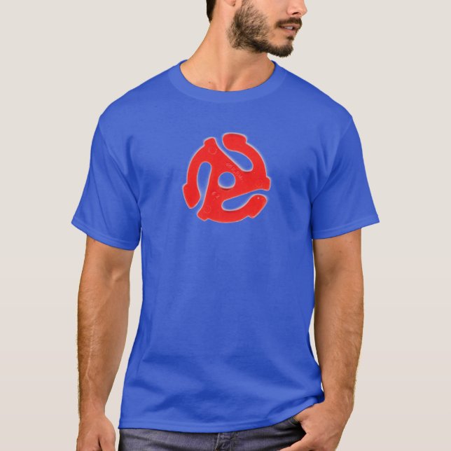 45RPM Record Patch Tee for Men (Front)