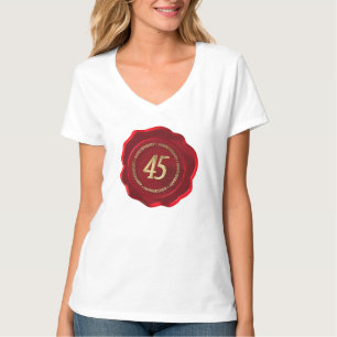45th anniversary red wax seal T-Shirt