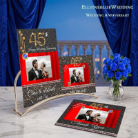 45th Anniversary Save the Date | Sapphire & Photo