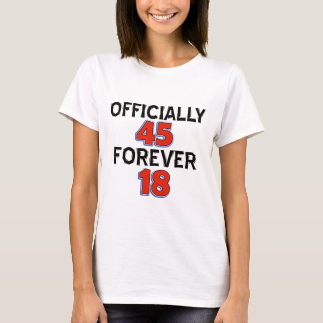 45th birthday designs T-Shirt (Front)