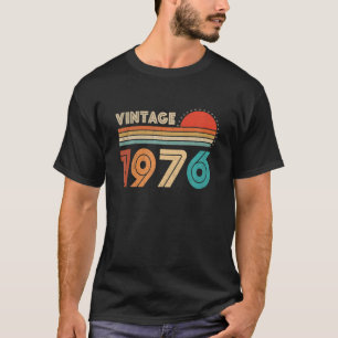 45th Birthday Gift - Vintage 1976 Retro Bday 45 Ye T-Shirt