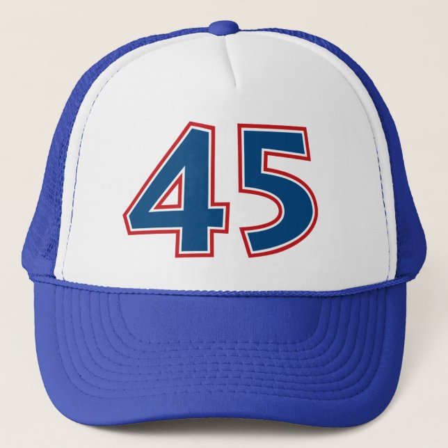 45th Birthday Party Trucker Hat (Front)
