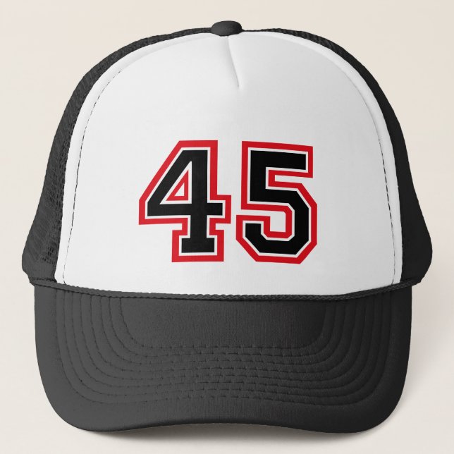 45th Birthday Party Trucker Hat (Front)