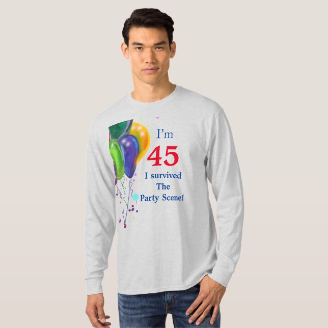 45th Birthday  T-Shirt (Front Full)