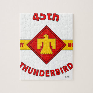 45TH INFANTRY DIVISION "THUNDEBIRD" JIGSAW PUZZLE