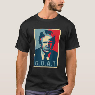 45th President Trump Retro Poster Donald Trump GOA T-Shirt
