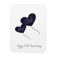 45th sapphire wedding anniversary mum & dad
