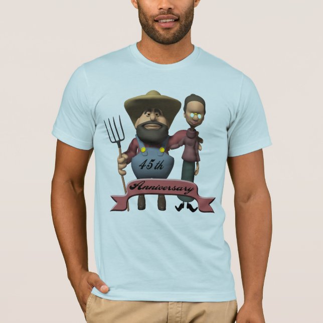 45th Wedding Anniversary Gifts T-Shirt (Front)