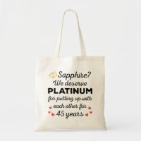 45th Wedding Anniversary I - Sapphire Funny Couple