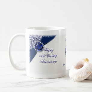 45th Wedding Anniversary Mug