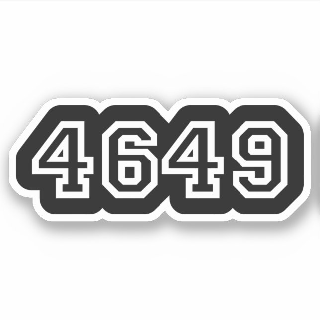 4649 Japanese Slang Yoroshiku Sticker (Front)