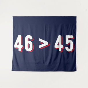 46 > 45 - Trump Lost Biden Won II Tapestry