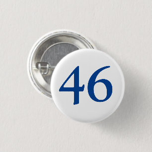 "46" Biden President, Biden Harris 2020, Election 3 Cm Round Badge