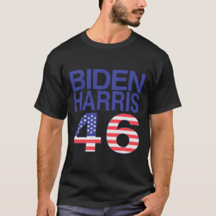 46 Usa Flag - Biden Harris 46th President - Patrio T-Shirt