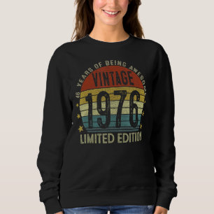 46 Year Old Vintage 1976 46th Classic Sweatshirt