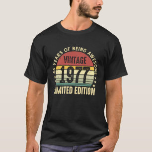 46 Year Old Vintage 1977 46th Birthday T-Shirt
