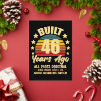 46 Years Ago All Parts Original 46th Birthday