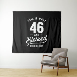 46 Years Old - 46th Birthday Funny Gift Tapestry