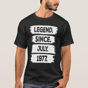 46 Years Old 46th Birthday Mens Legend Since July T-Shirt