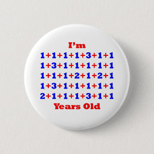 46 Years old! 6 Cm Round Badge